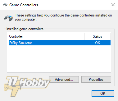 FrSky XSR-SIM Windows screenshot