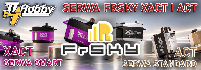 FrSky Act i Xact – klasyczne i inteligentne serwa