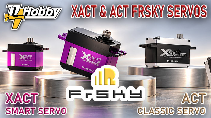 FrSky Act i Xact – klasyczne i inteligentne serwa